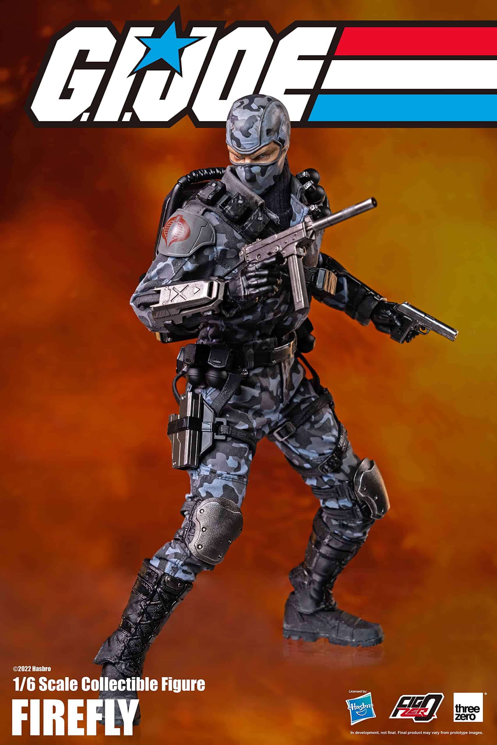 THREEZERO x Hasbro G.I. Joe: Figura de Acción Firefly a - Imagen 9