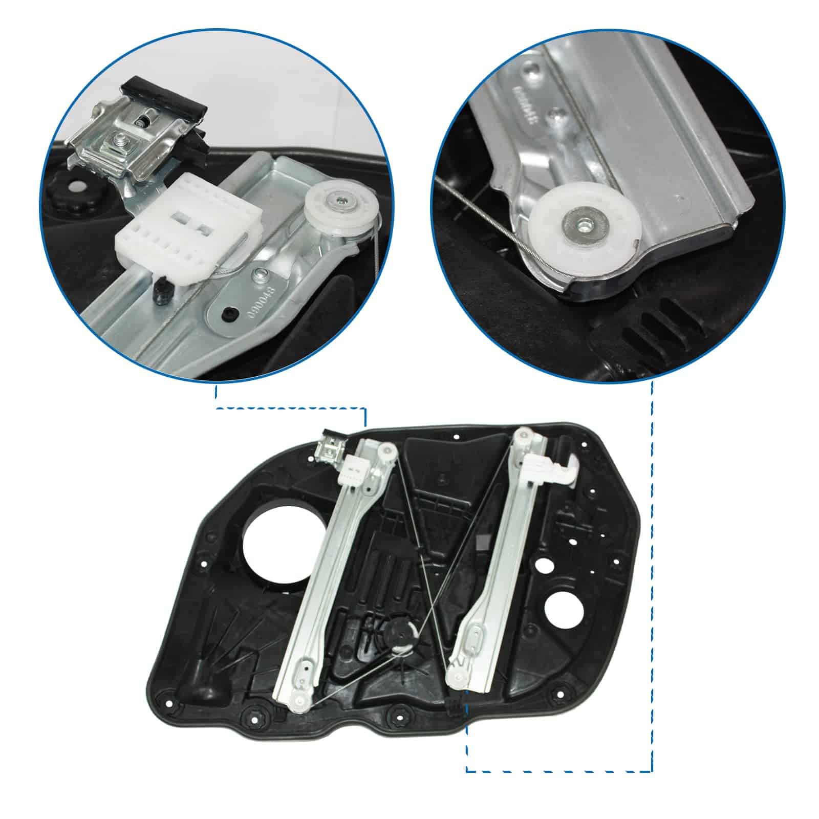 Regulador de ventana eléctrica Kia Optima - Lado izquierdo - Imagen 4