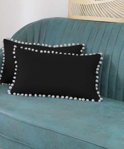 Conjunto de 2 Fundas de Almohada King/Cal King, Borla