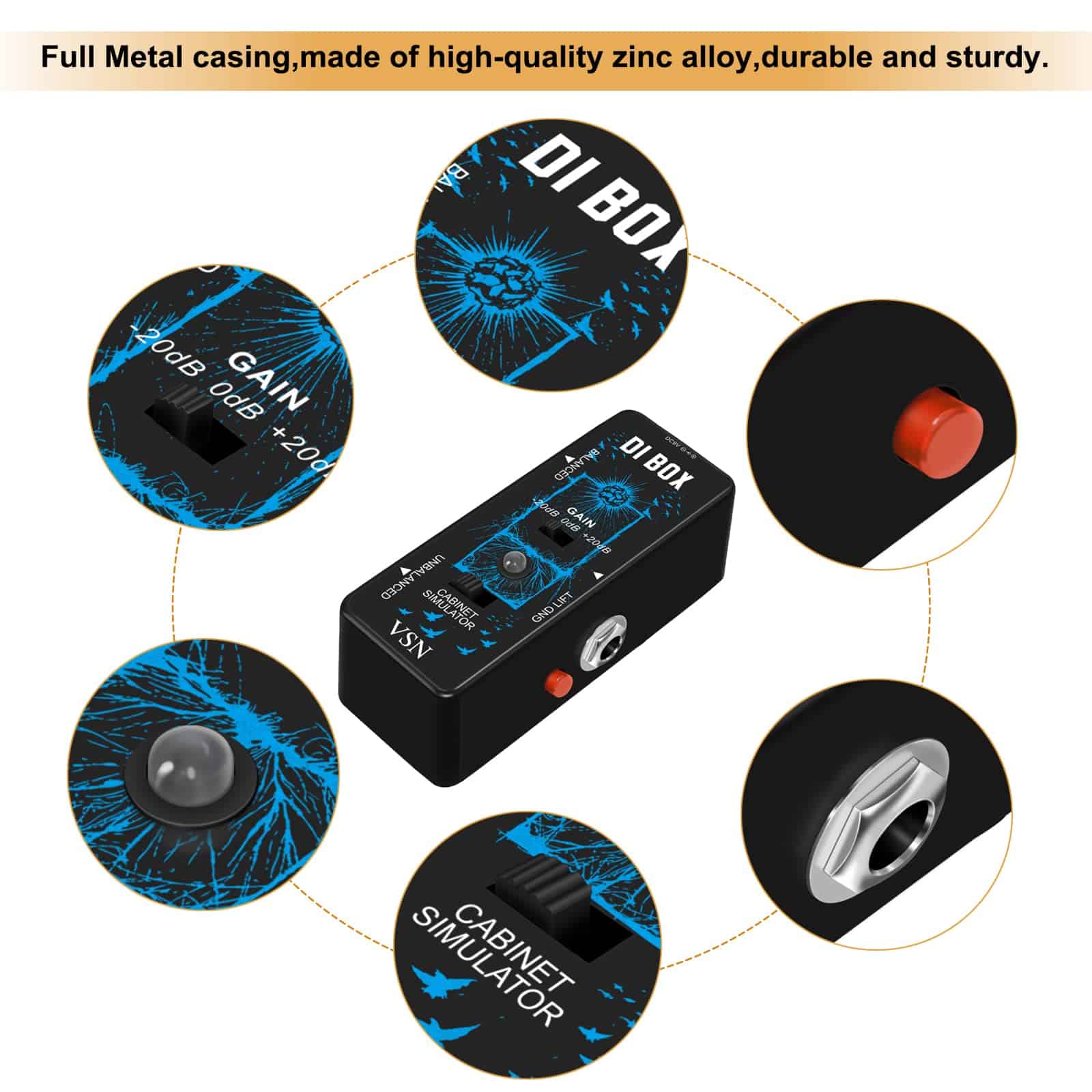 Caja DI pasiva de alto rendimiento VSN High Performance Hum - Imagen 5