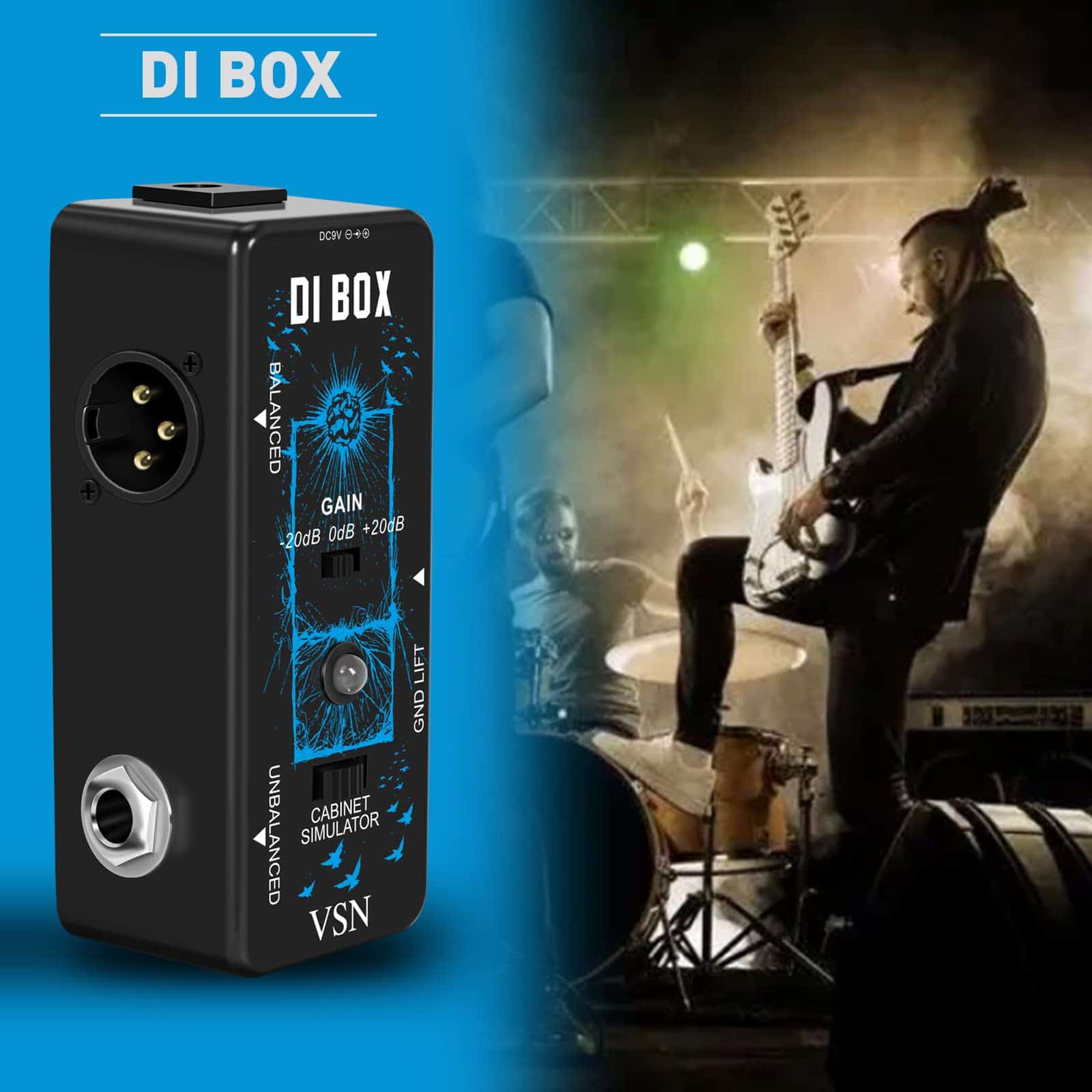 Caja DI pasiva de alto rendimiento VSN High Performance Hum - Imagen 3