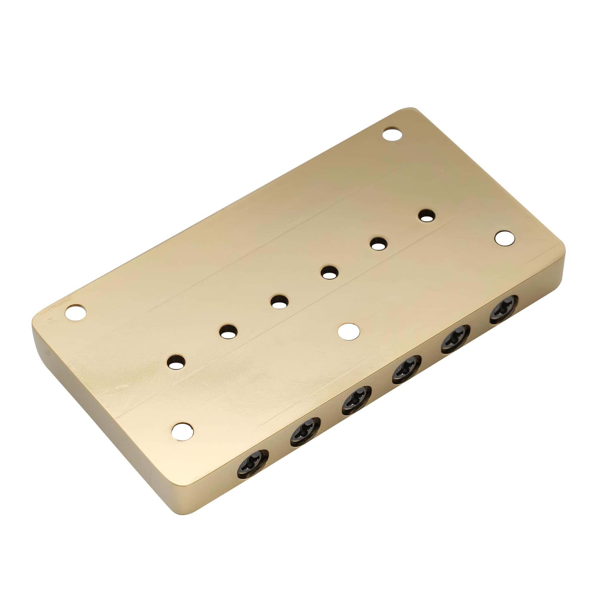 Puente fijo Ultra Brass de 52.5mm para guitarra eléctrica - Imagen 4