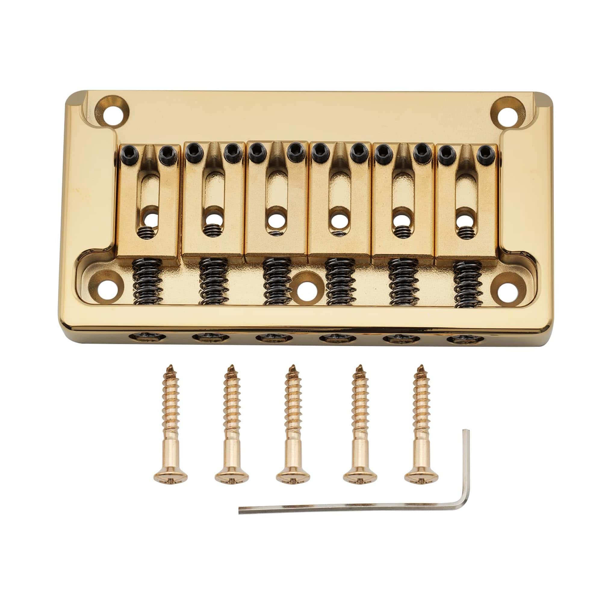 Puente fijo Ultra Brass de 52.5mm para guitarra eléctrica