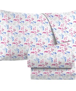 Juego de sábanas king size con estampado floral KACEMOO de
