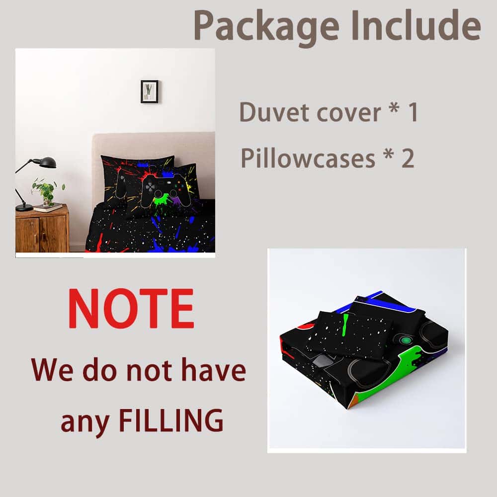 Juego de Ropa de Cama Holiyjog para Gamers Niños Cubierta - Imagen 4