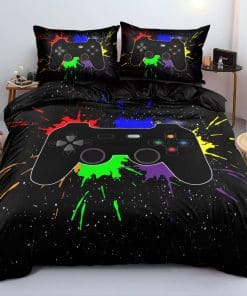 Juego de Funda nórdica Holiyjog para niños, Niños, Gamepad