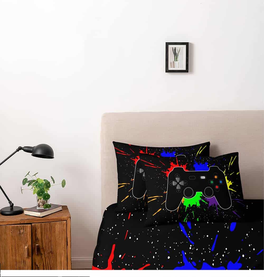 Juego de Ropa de Cama Holiyjog para Gamers Niños Cubierta - Imagen 5