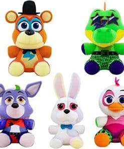 Set de 5 peluches Zufernab FNAF, Peluches de Five Nights at