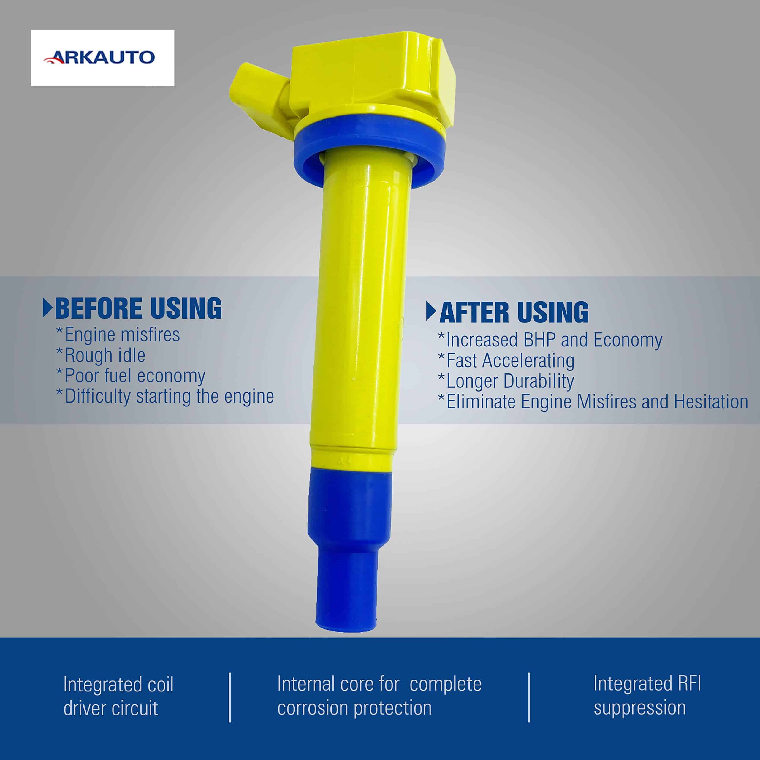 8PCS ARKAUTO BOBINAS DE ENCENDIDO DE ALTO RENDIMIENTO - Imagen 4