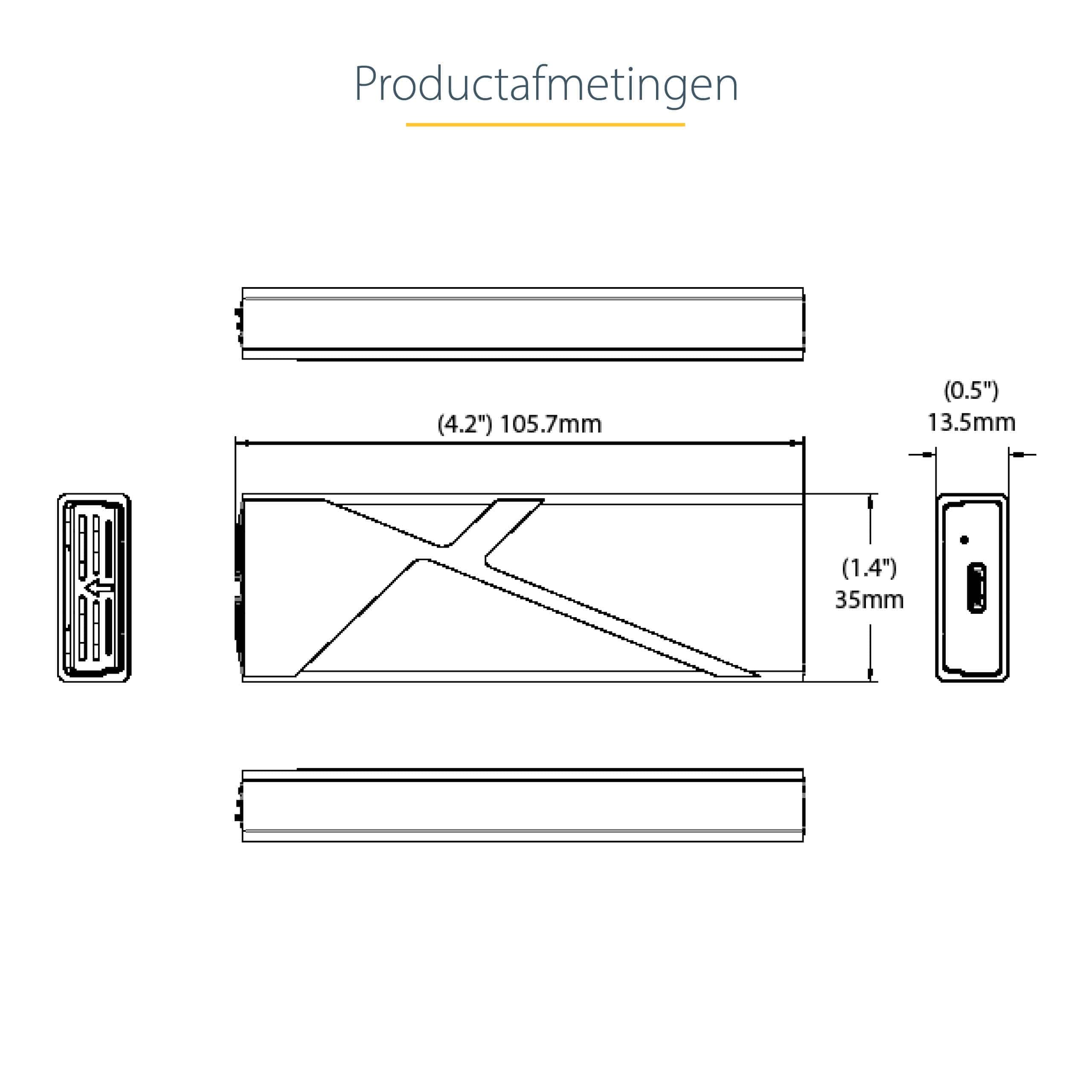 StarTech.com USB-C 10Gbps a M.2 NVMe o M.2 SATA SSD Caja - - Imagen 9