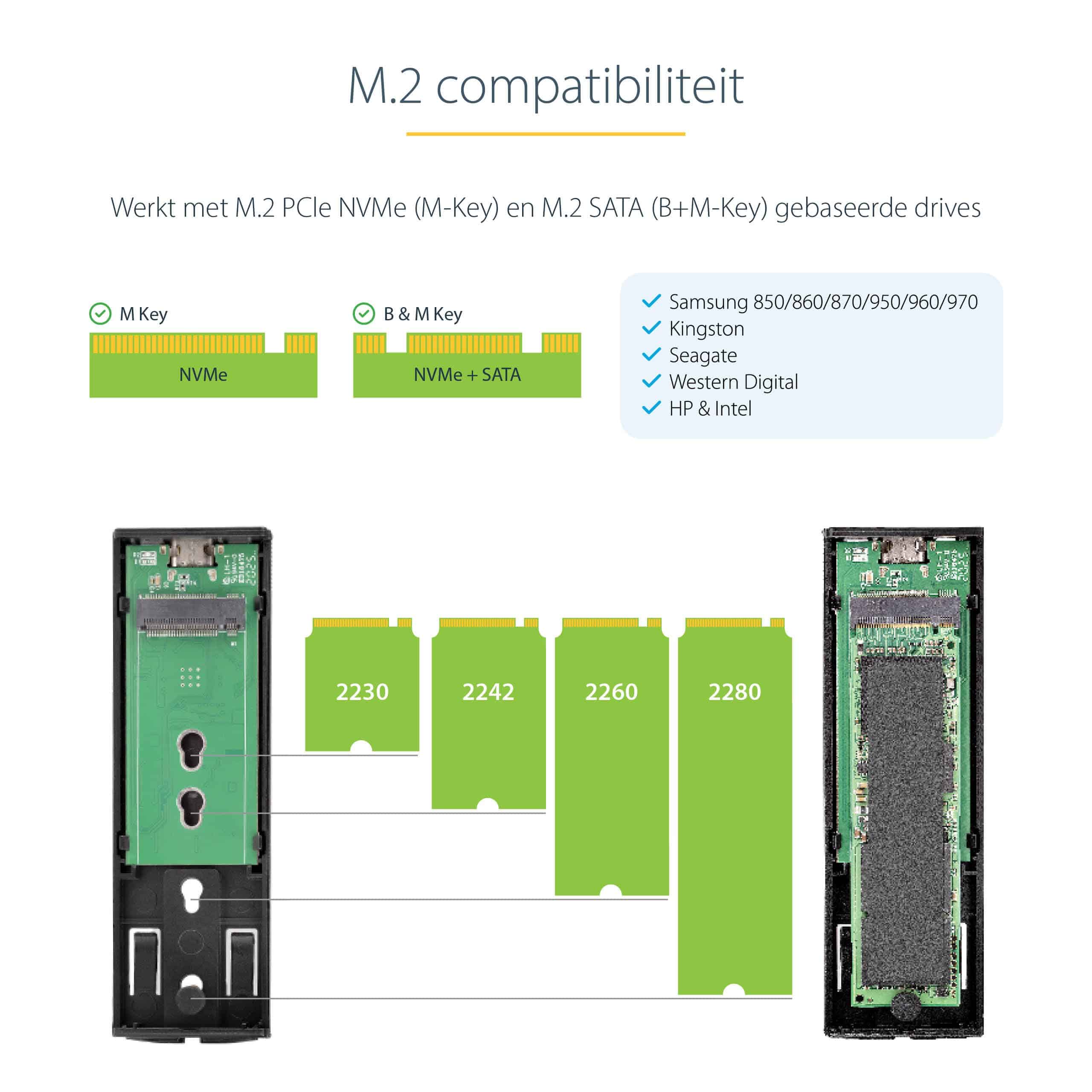 StarTech.com USB-C 10Gbps a M.2 NVMe o M.2 SATA SSD Caja - - Imagen 6