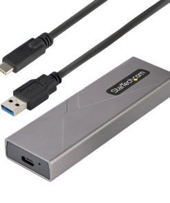 StarTech.com USB-C 10Gbps a M.2 NVMe o M.2 SATA SSD Caja -