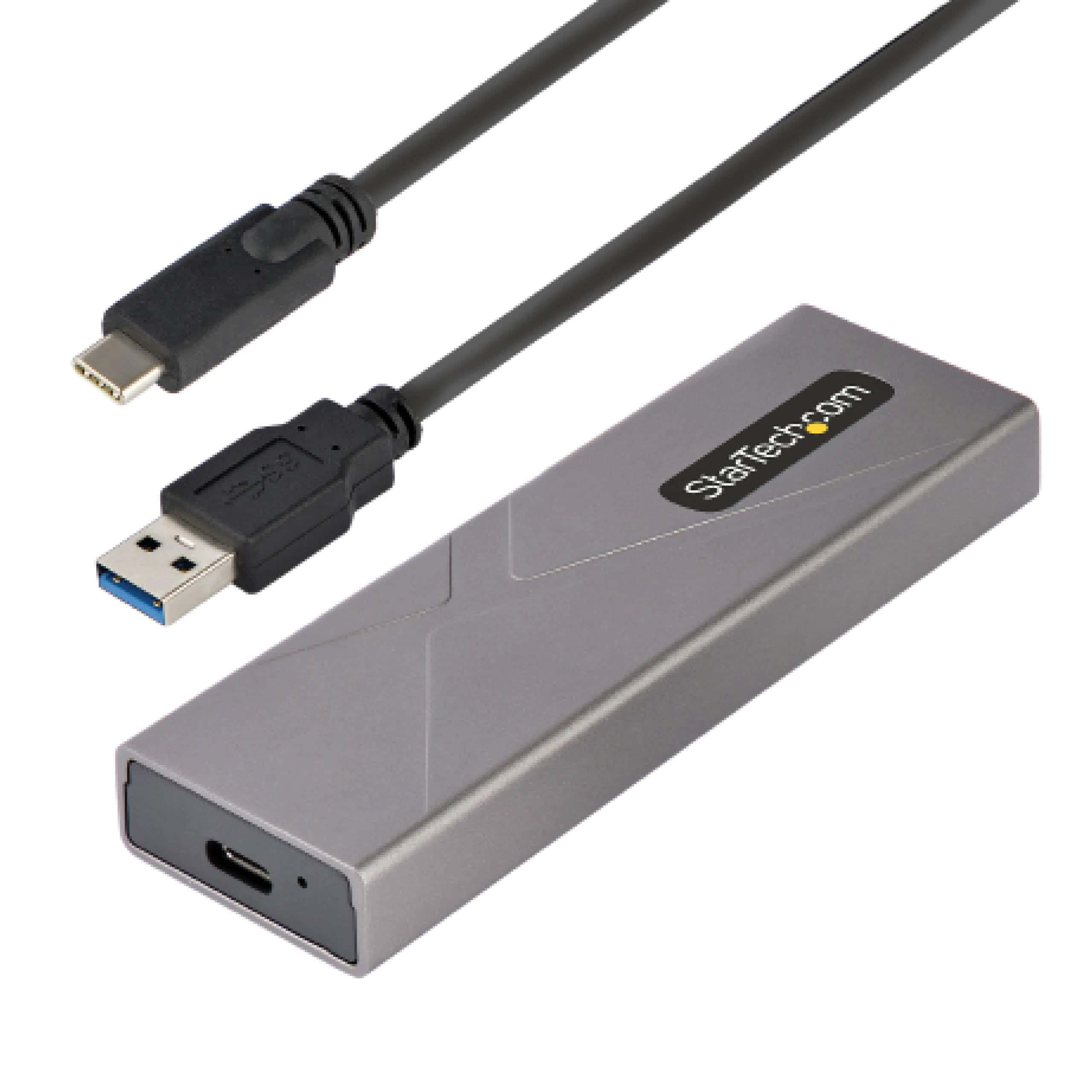 StarTech.com USB-C 10Gbps a M.2 NVMe o M.2 SATA SSD Caja -