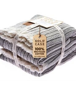 Manta para Sofá Gold CASE � 100% Algodón Reciclado � Mantas
