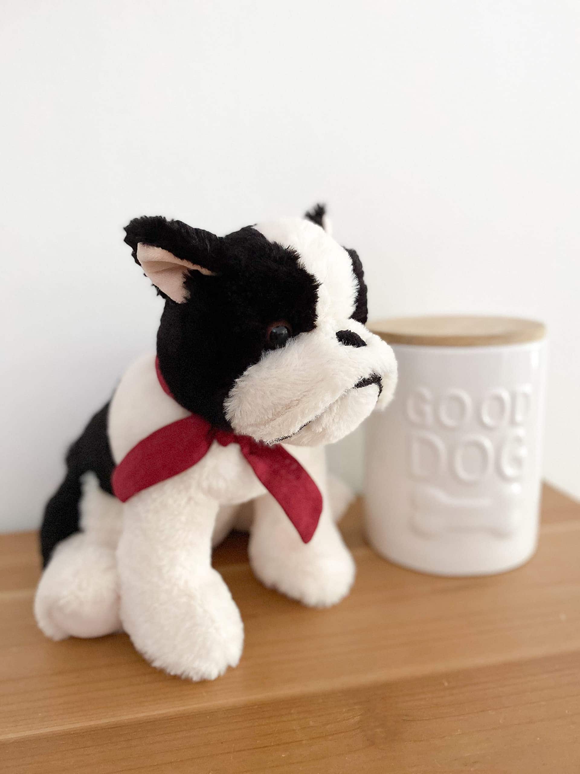 Peluche de Francois el Bulldog Francés - 12", Hecho a Mano - Imagen 4