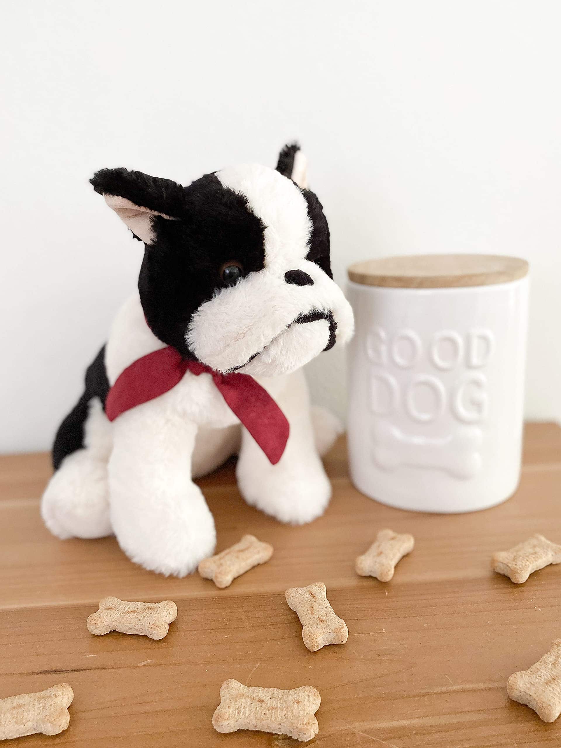 Peluche de Francois el Bulldog Francés - 12", Hecho a Mano - Imagen 6