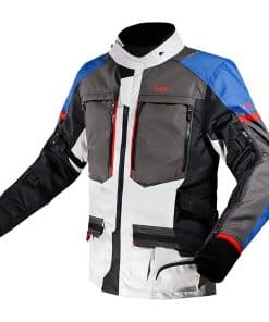 Chamarra LS2 Norway para Hombre (Gris/Negro/Azul -