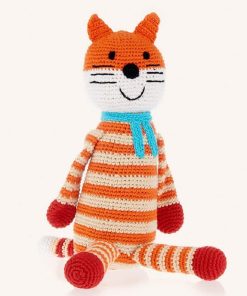 Sonajero grande de zorro justo comercio Pebble 200-058FOX,