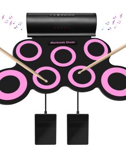 SUNKOO Batería Electrónica, Pad de Práctica de Tambor