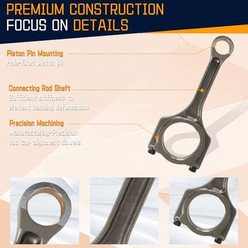 PANGOLIN 23510-2G500 23510-2G540 23510-2G520 Biela 4PCS - Imagen 5