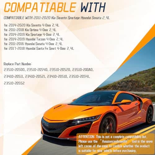 PANGOLIN 23510-2G500 23510-2G540 23510-2G520 Biela 4PCS - Imagen 3