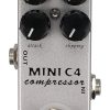 Pedal de Efecto Compresor Mini C4 MOSKYAudio Carcasa de