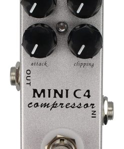 Pedal de Efecto Compresor Mini C4 MOSKYAudio Carcasa de