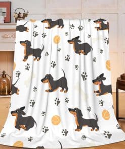 Manta de Dachshund para Humanos Bonita y Acogedora de