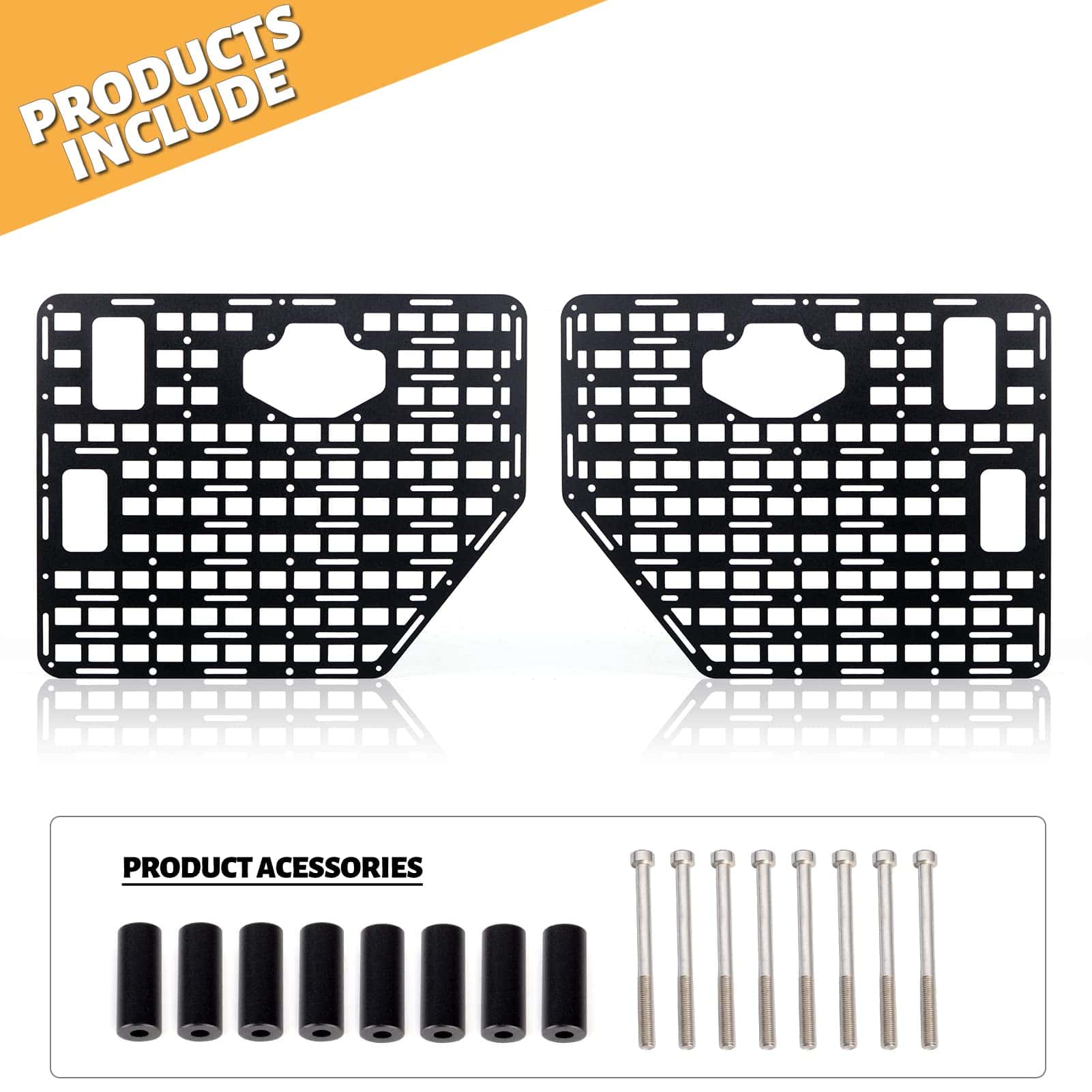 MAIKER Panel de Rejilla de Almacenamiento de Carga para - Imagen 8