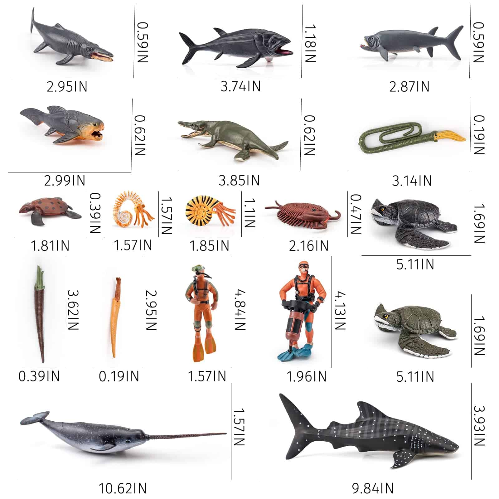 Juguete de Baño de Juguetes de Buzo de Animales Marinos - Imagen 6