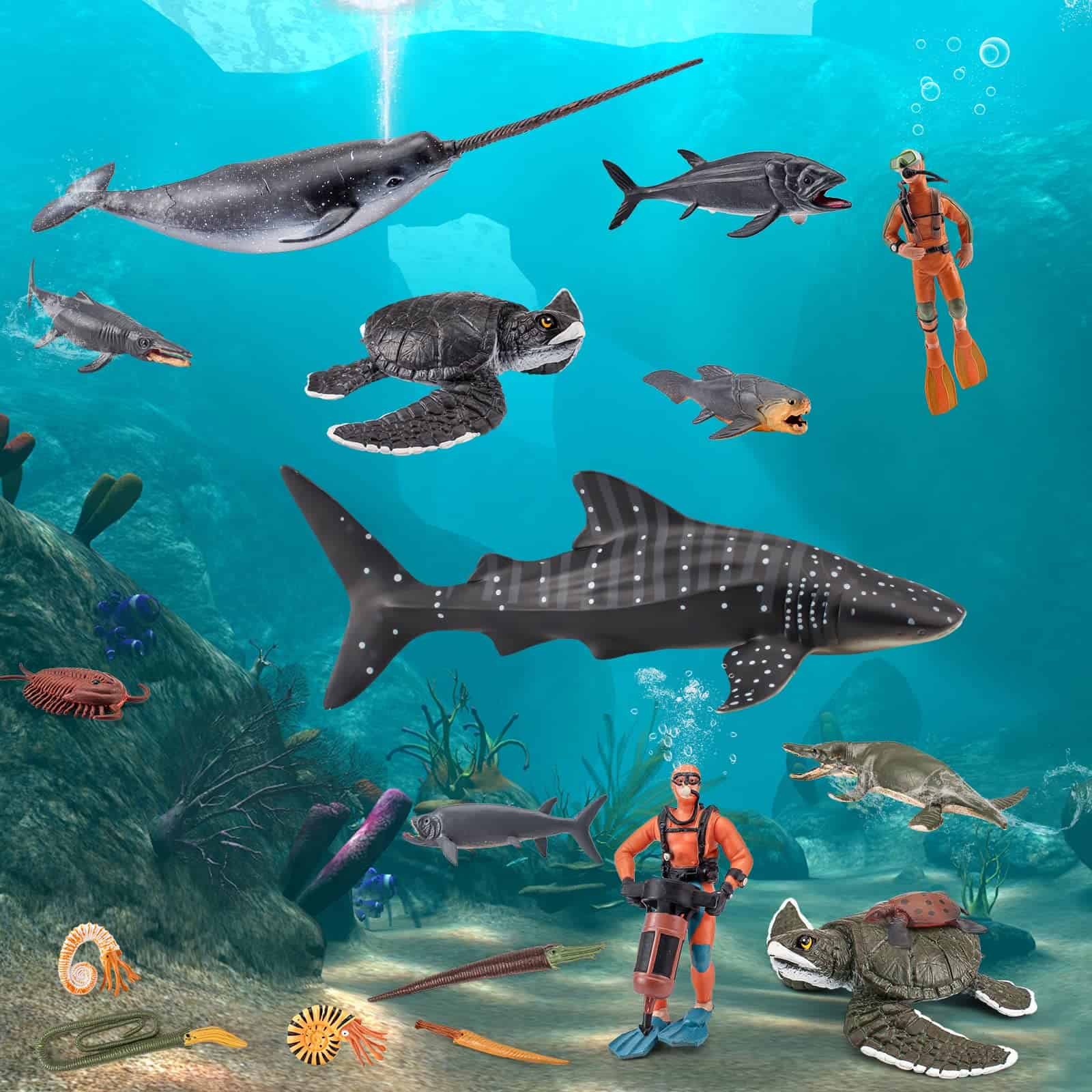 Juguete de Baño de Juguetes de Buzo de Animales Marinos - Imagen 5