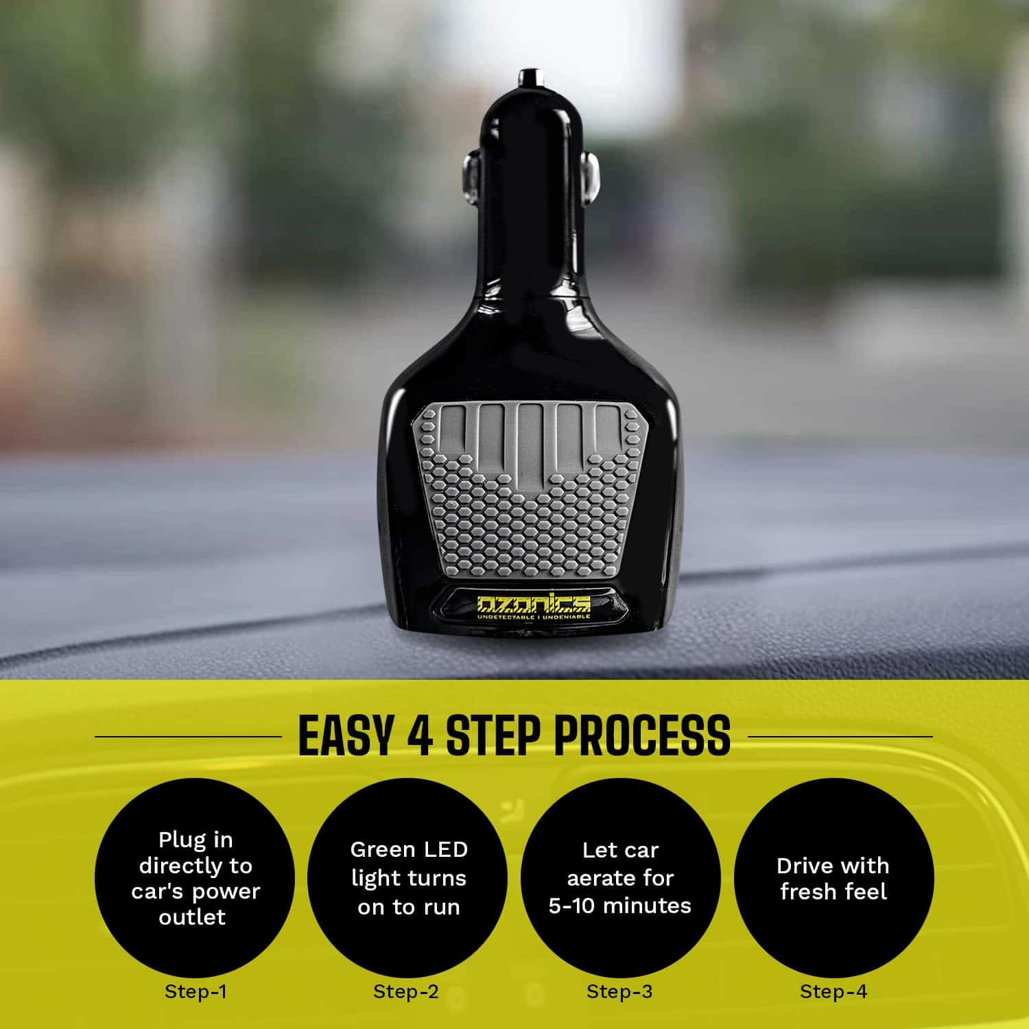 Generador de Ozono Ozonics Micro3 para Autos - Eliminador - Imagen 5