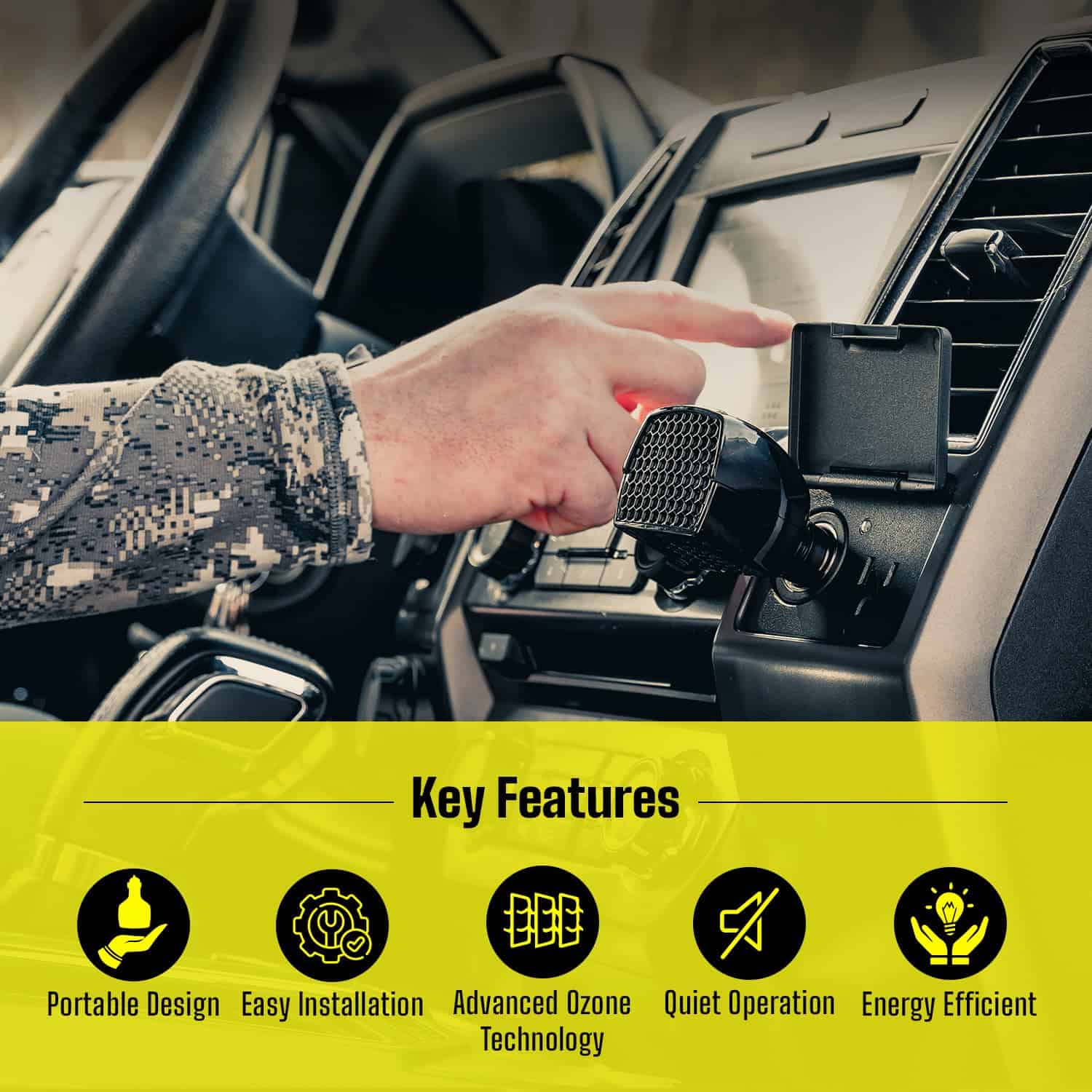 Generador de Ozono Ozonics Micro3 para Autos - Eliminador - Imagen 4