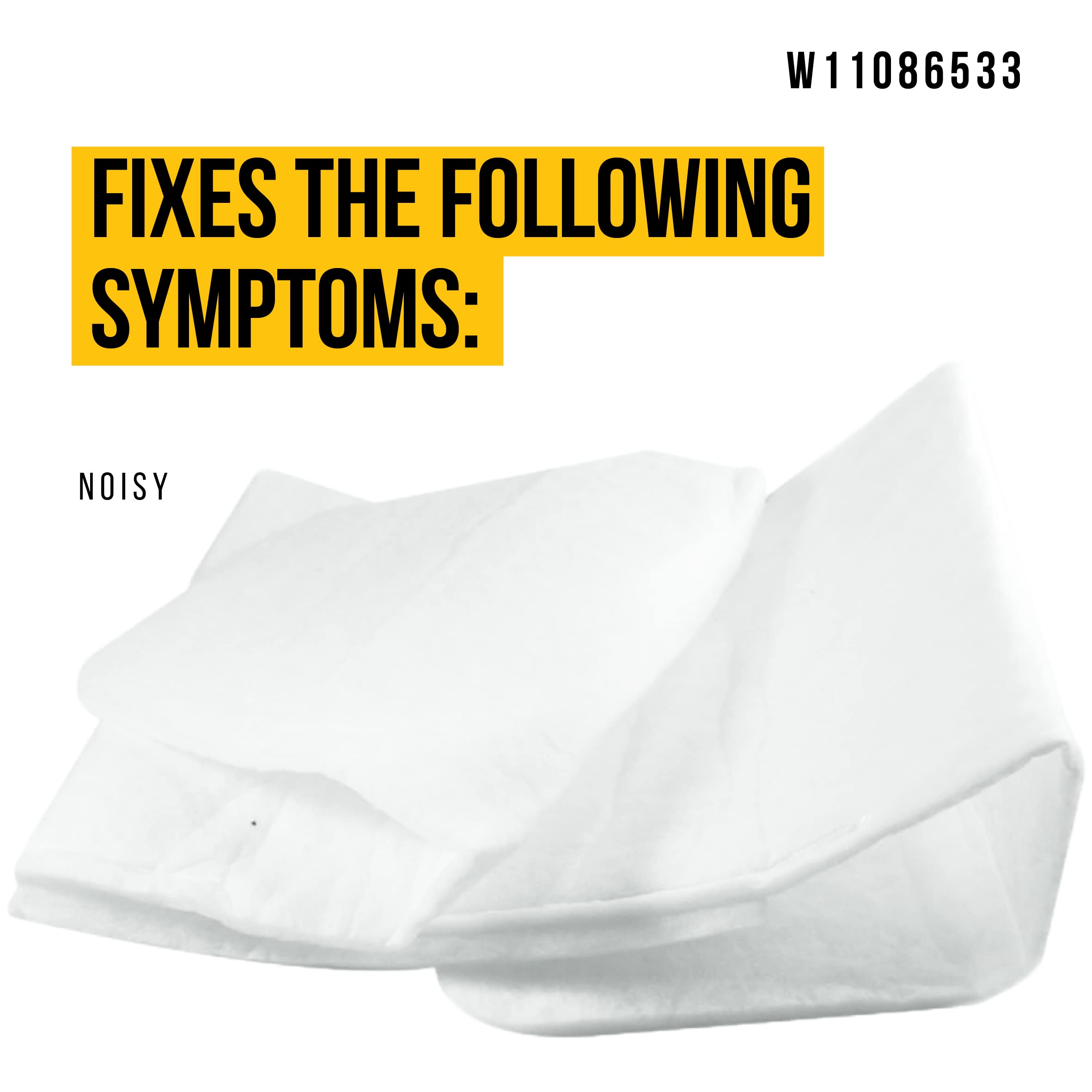 Aislamiento acústico mejorado para lavavajillas W11086533 - - Imagen 4