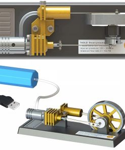 Juguete de motor de vapor Chnkous, kit de motor Stirling,