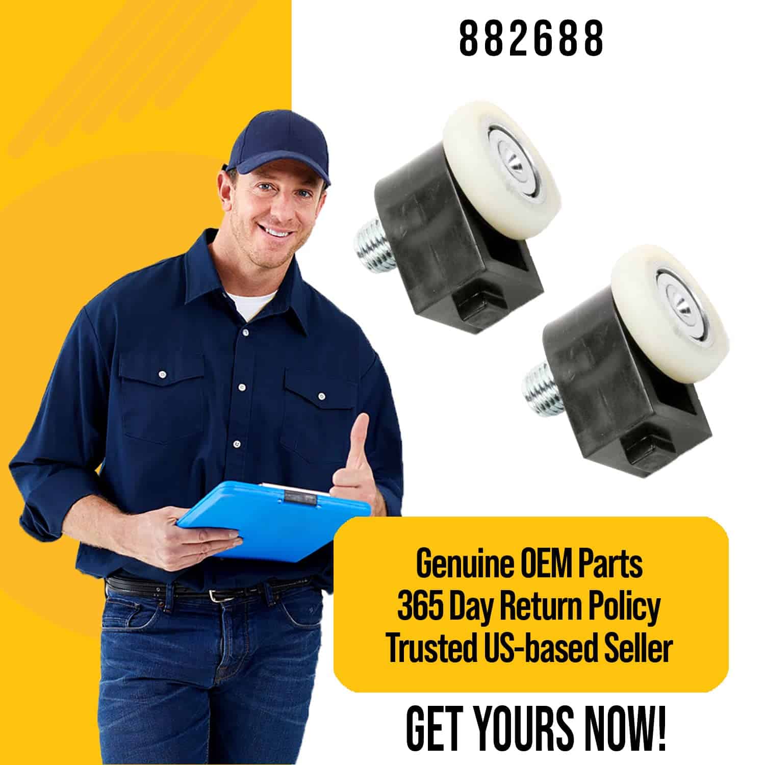 Kit de Rodillo para Contenedor 882688 - Compatible con - Imagen 7