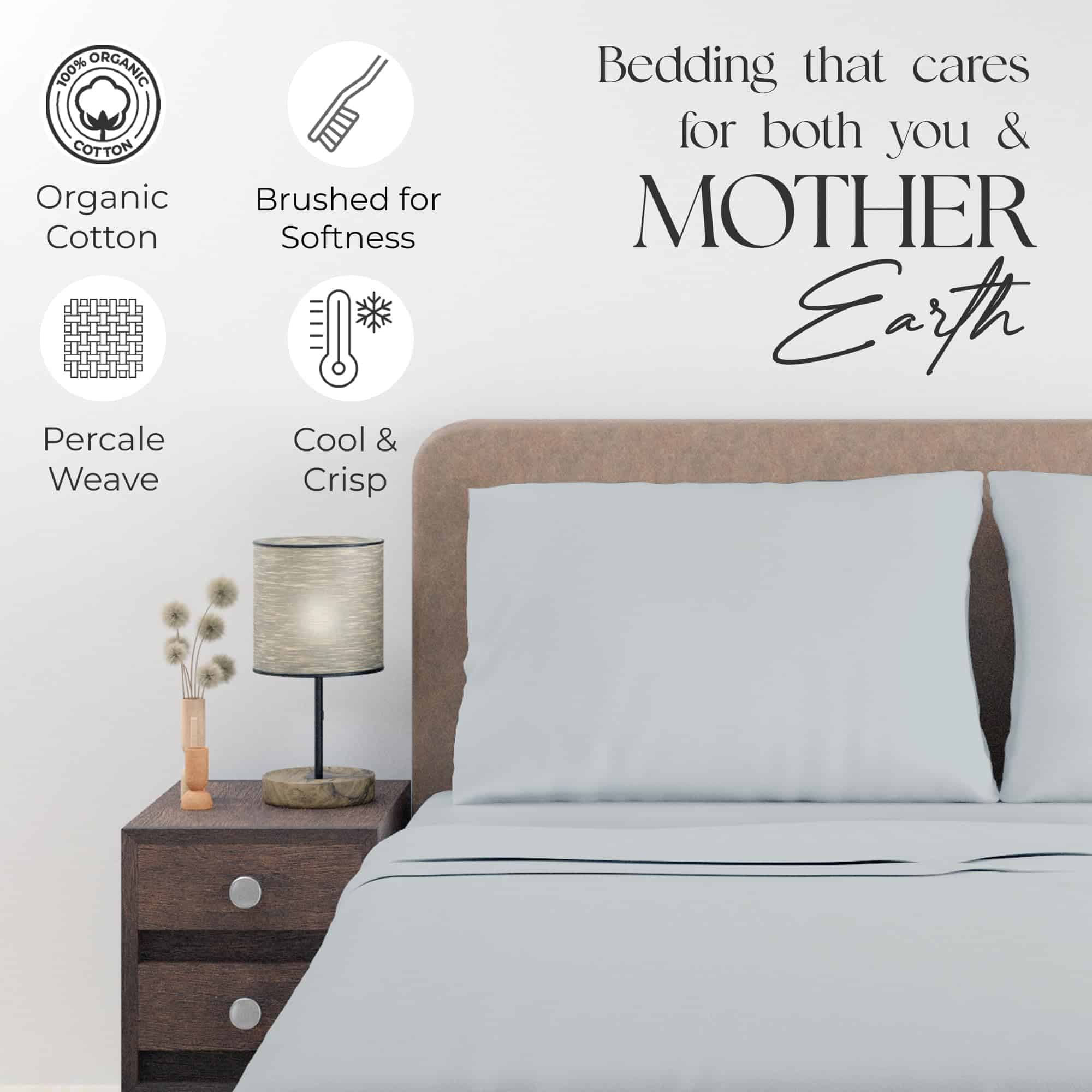 Juego de sábanas King Size SUPREME ELEGANCE color Gris - Imagen 3