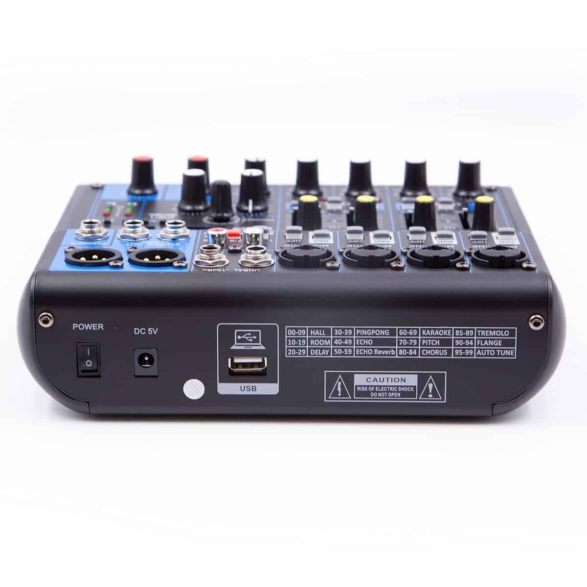 Mezcladora de audio de 8 canales EMB MX08BT 99 DSP con - Imagen 5