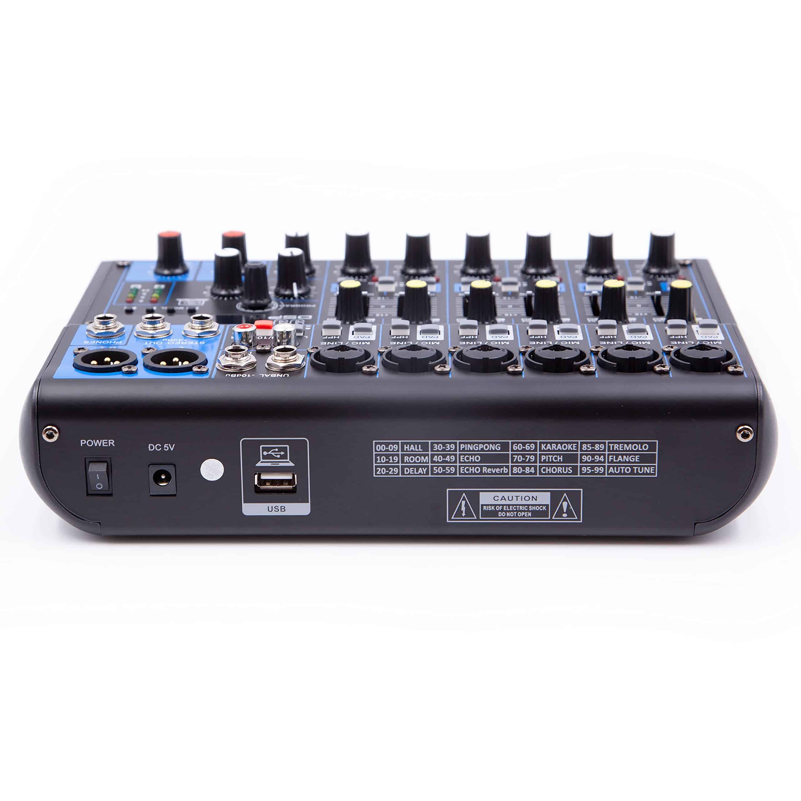 EMB MX10BT 99 DSP Mezclador de Audio de 10 Canales Consola - Imagen 5