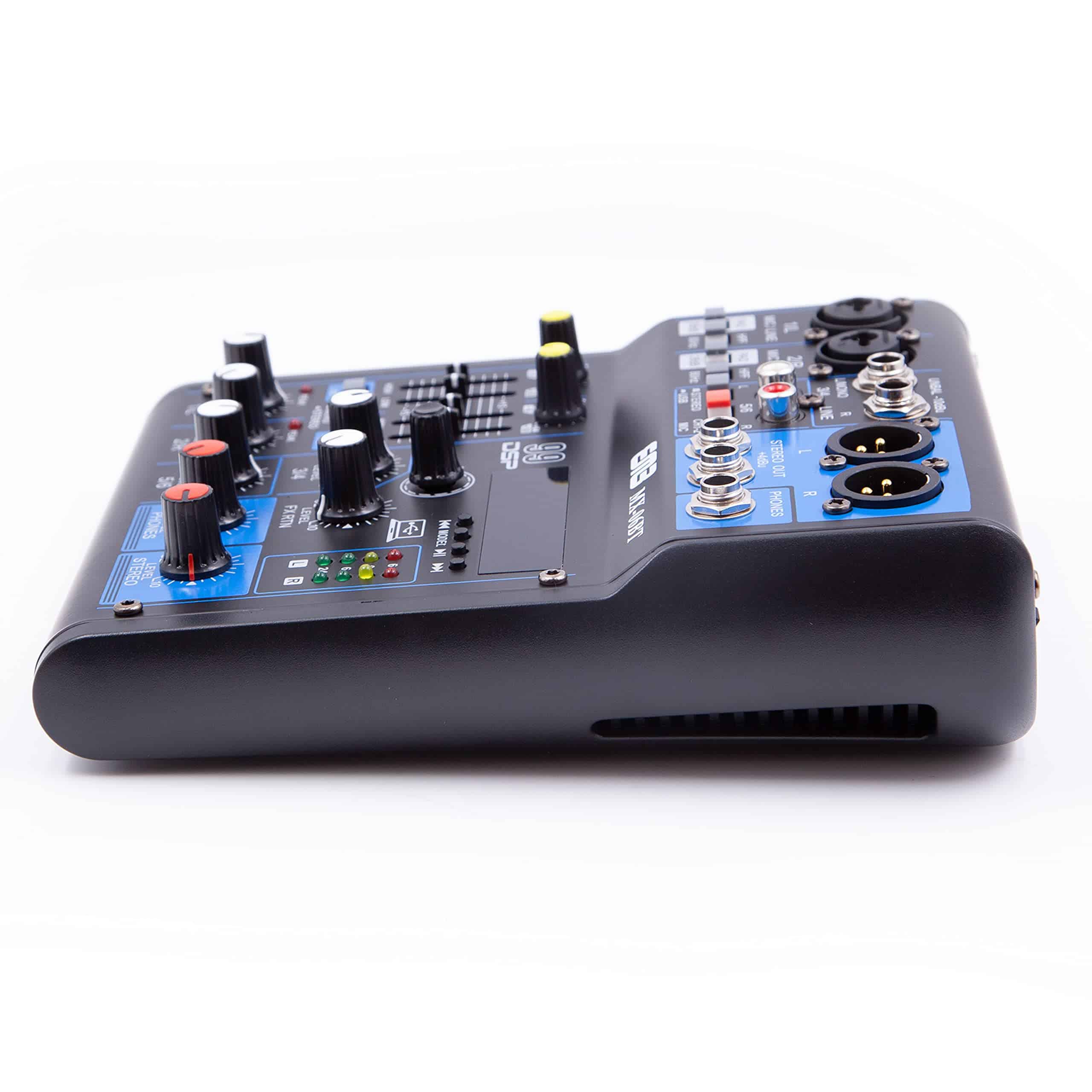 Mezcladora de Audio de 6 Canales EMB MX06BT 99 DSP con - Imagen 6