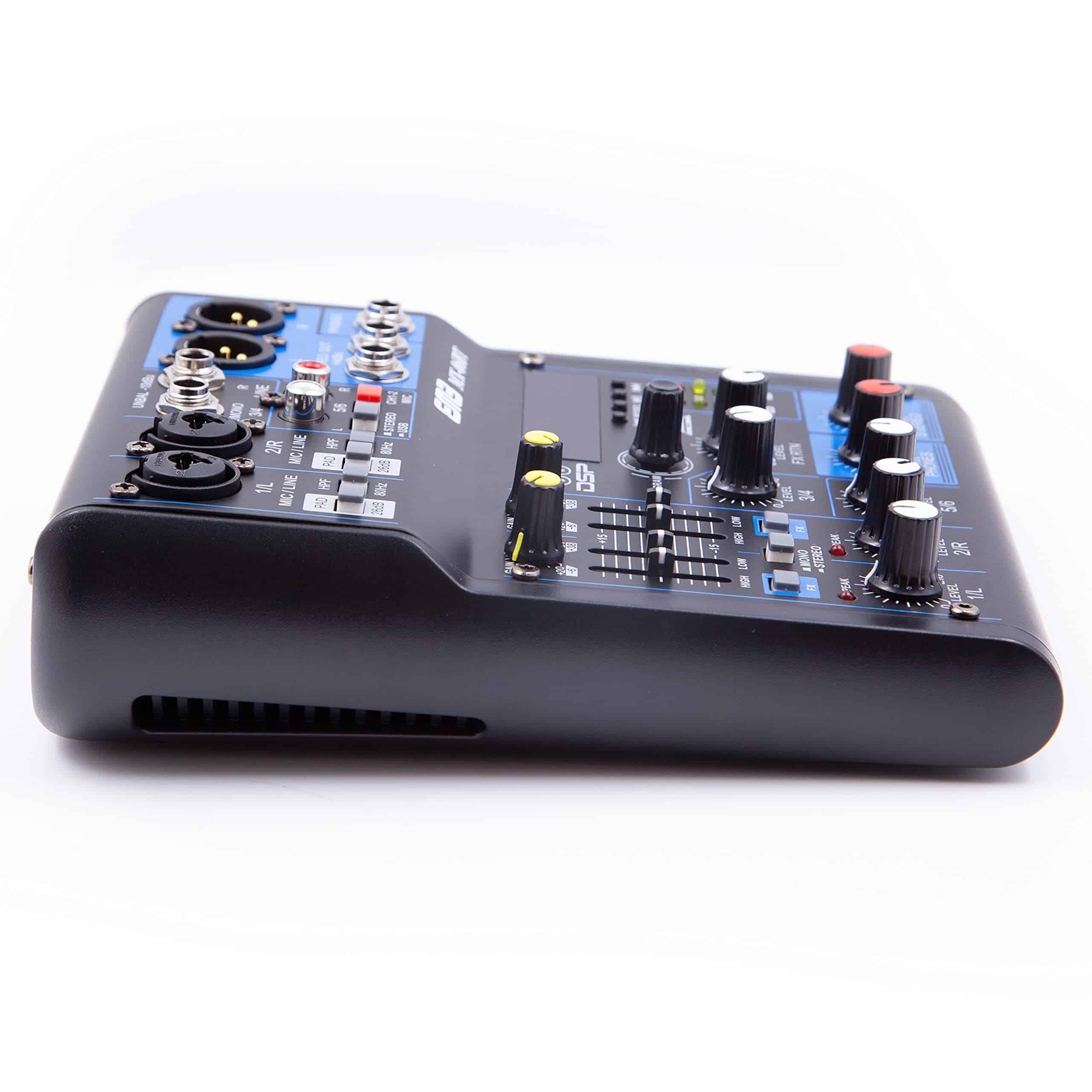 Mezcladora de Audio de 6 Canales EMB MX06BT 99 DSP con - Imagen 5