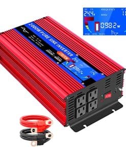 Inversor de Onda Sinusoidal Pura ETREPOW de 2000 vatios 24V