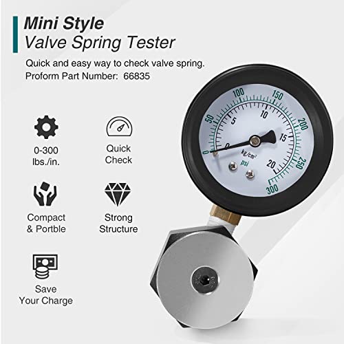 Probador de miniválvulas de resorte, rango de 0-300 - Imagen 3