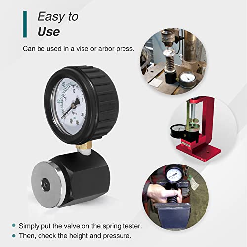 Probador de miniválvulas de resorte, rango de 0-300 - Imagen 6