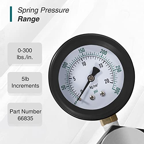 Probador de miniválvulas de resorte, rango de 0-300 - Imagen 4