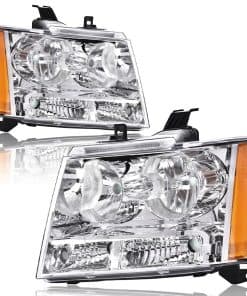 PIT66 Faro Delantero Compatible con Chevy Tahoe Suburban