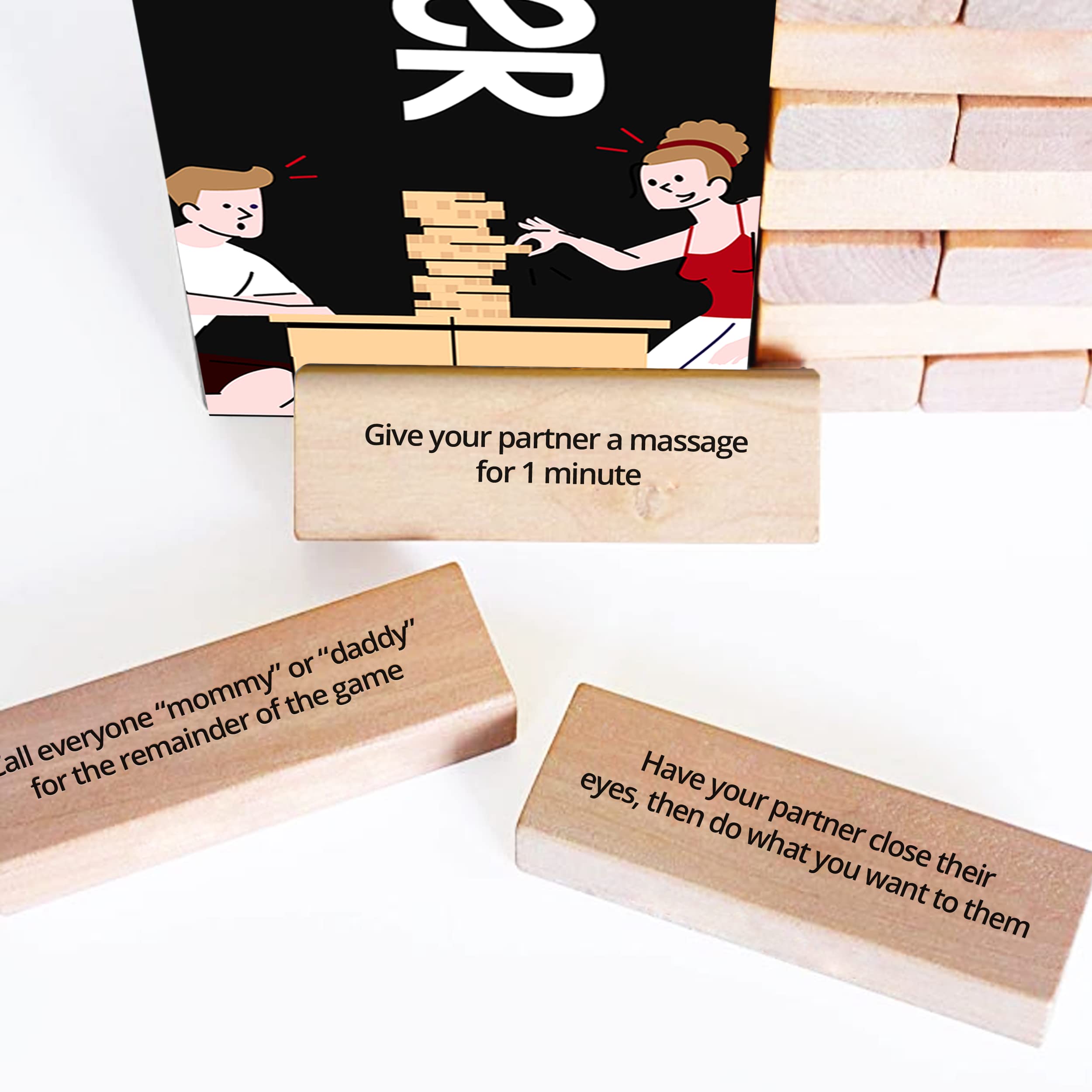 Juego de Bloques de Madera apilables Zealous Nutrition para - Imagen 9