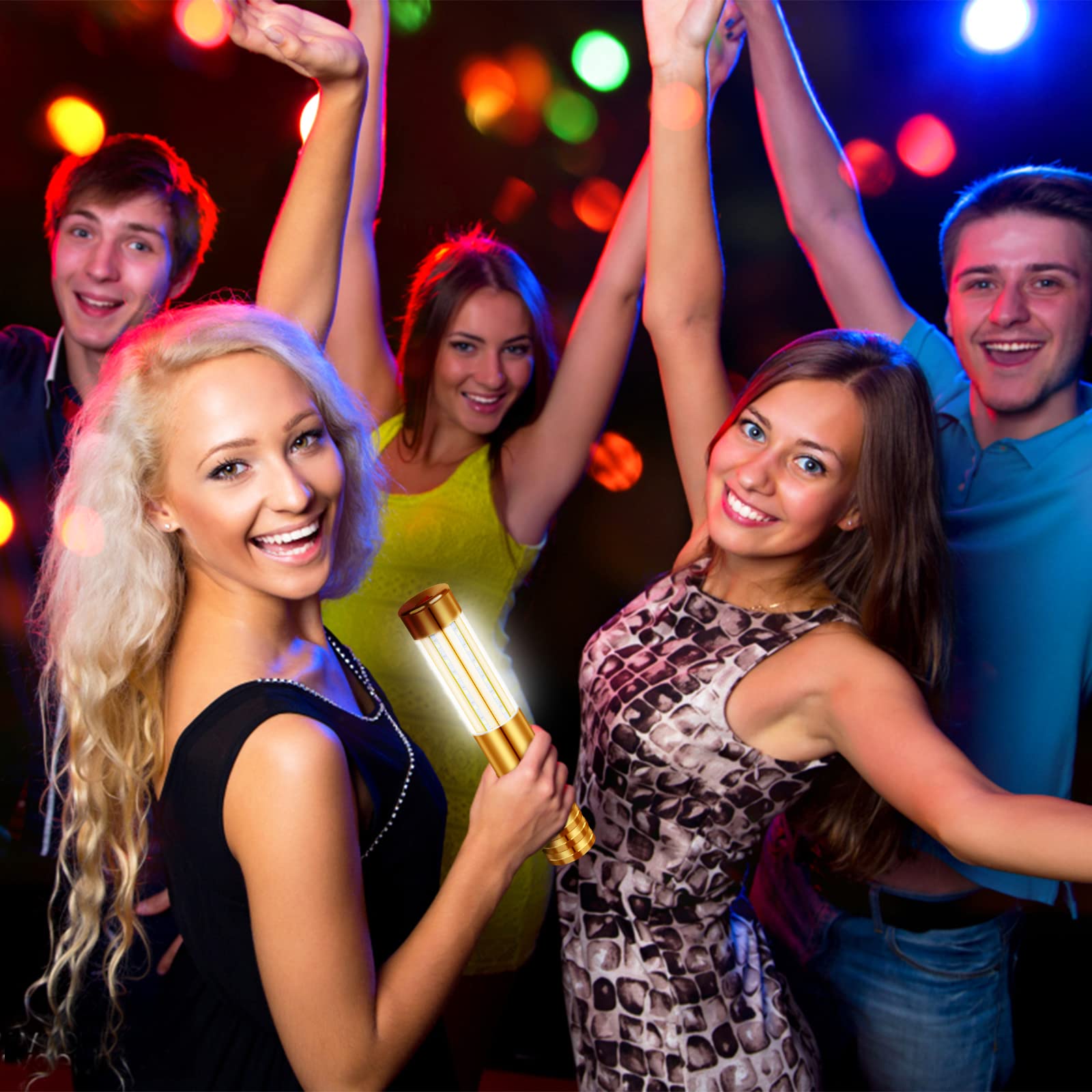 4 Piezas LED Strobe Batón Botella Servicio Chispeantes Luz - Imagen 8