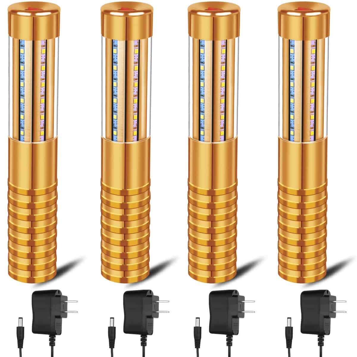 4 Piezas LED Strobe Batón Botella Servicio Chispeantes Luz