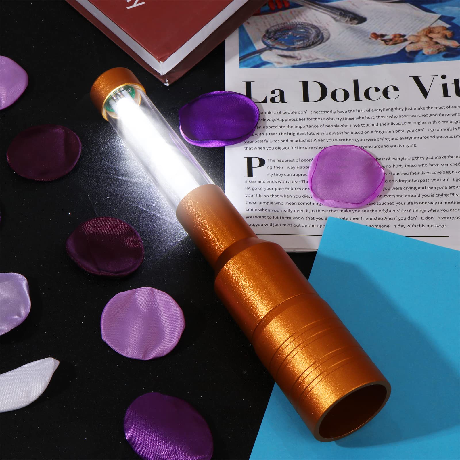 4 Piezas Varita Estroboscópica LED Botella Servicio - Imagen 7